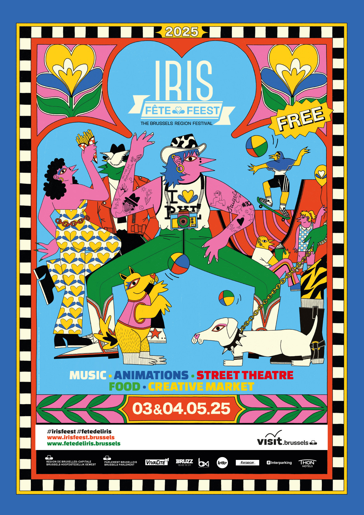 Affiche Fête de l'Iris