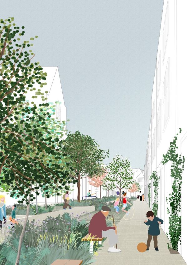 Réaménagement des abords de l’église Saint-Antoine de Padoue