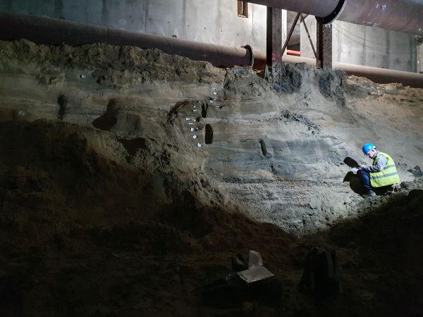 Prélèvements dans une coupe sous l’avenue Stalingrad