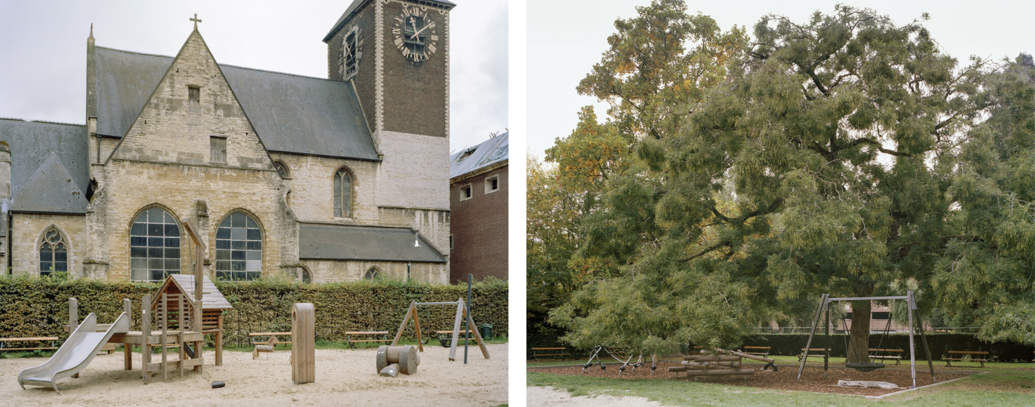 Speelplein van de Abdij van Vorst