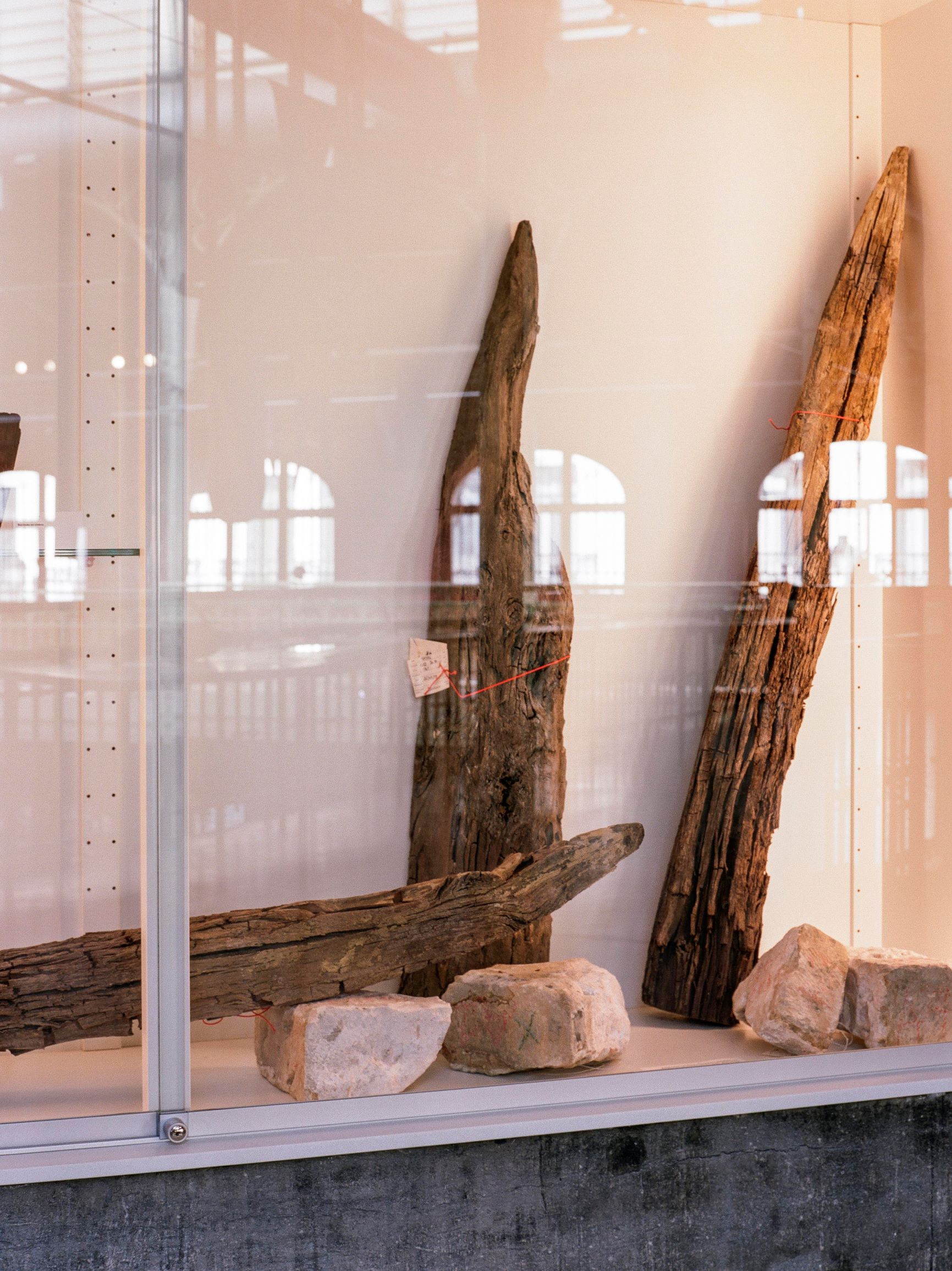 Les vitrines archéologiques d’Urban