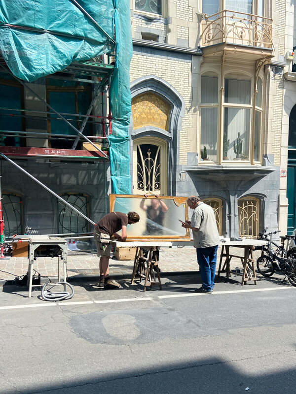 Chantier maison Art nouveau