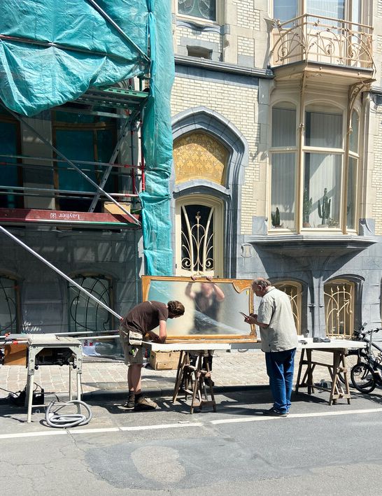 Chantier maison Art nouveau