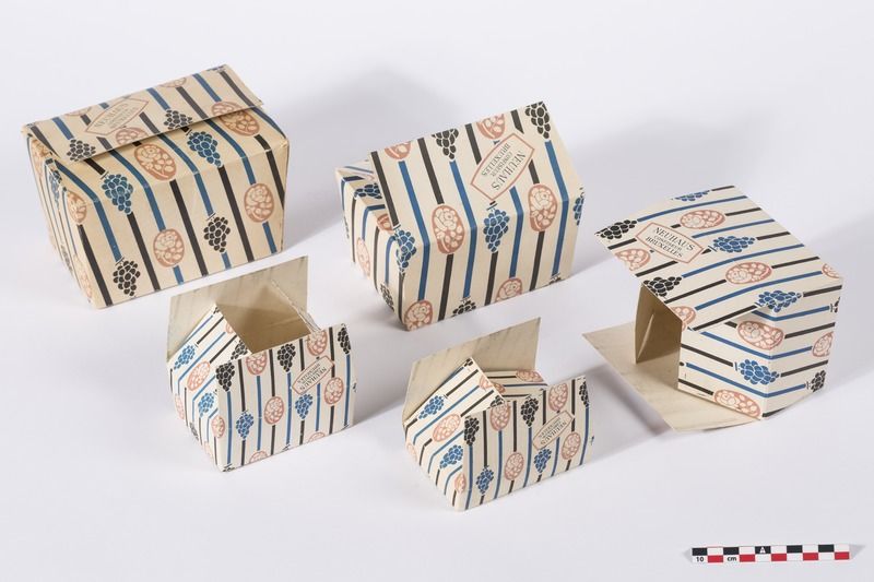 Modellen van de eerste ballotins voor pralines van Neuhaus