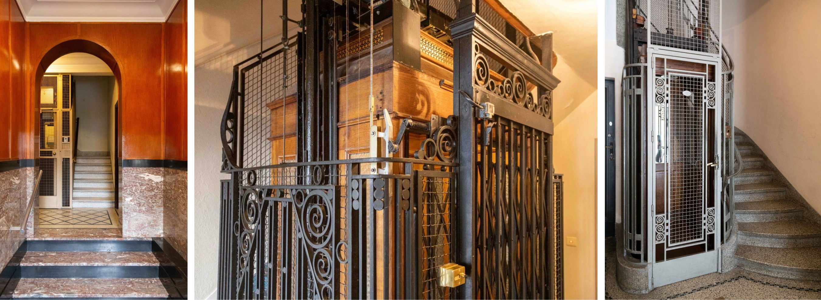 Foto's van Art Deco-liften in Brussel