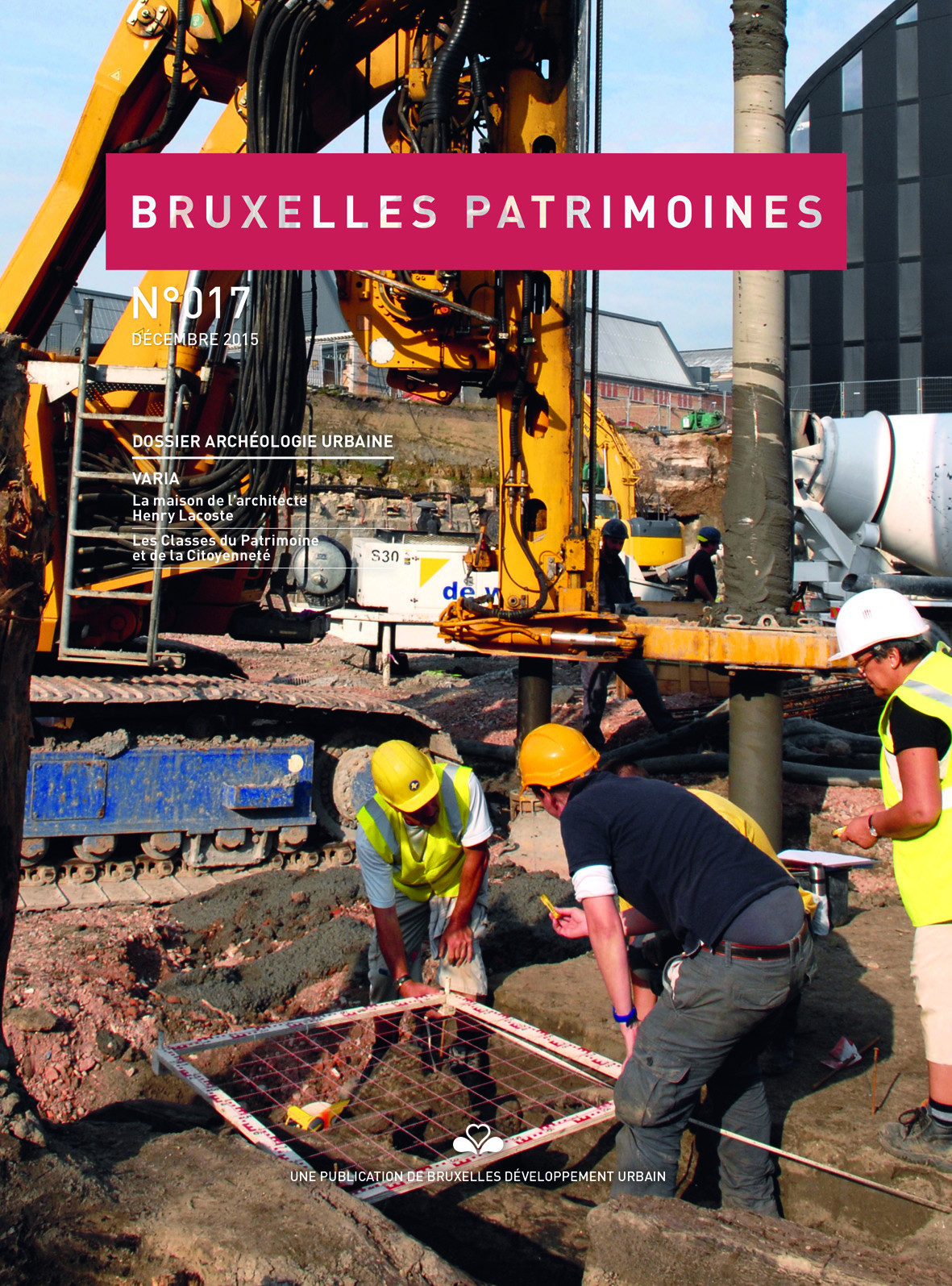 “Bruxelles Patrimoines” magazine issue no. 17