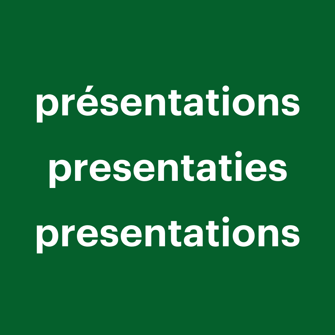 Presentations AG CRU