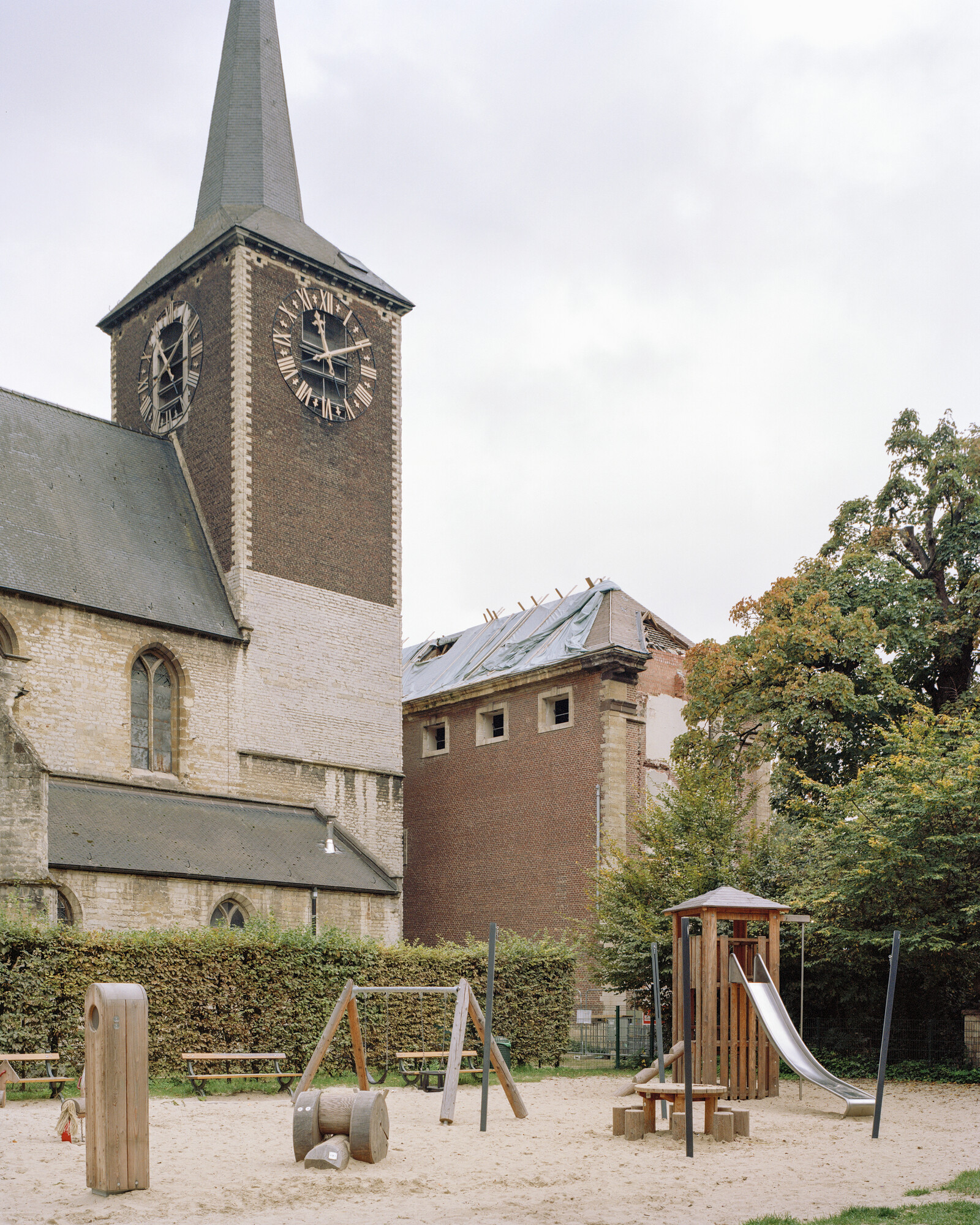 Speelplein van de Abdij van Vorst
