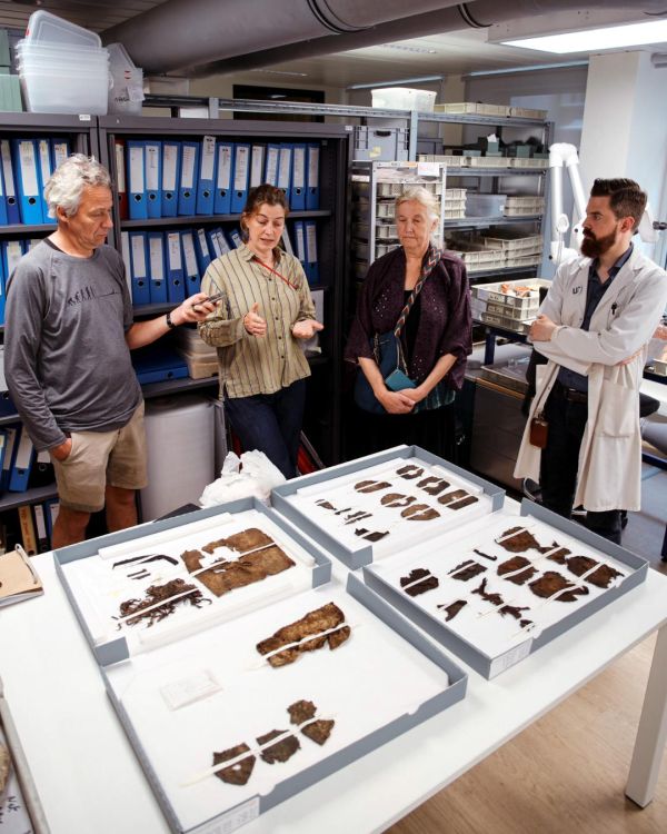 Visite au laboratoire d'archéologie. © urban.brussels