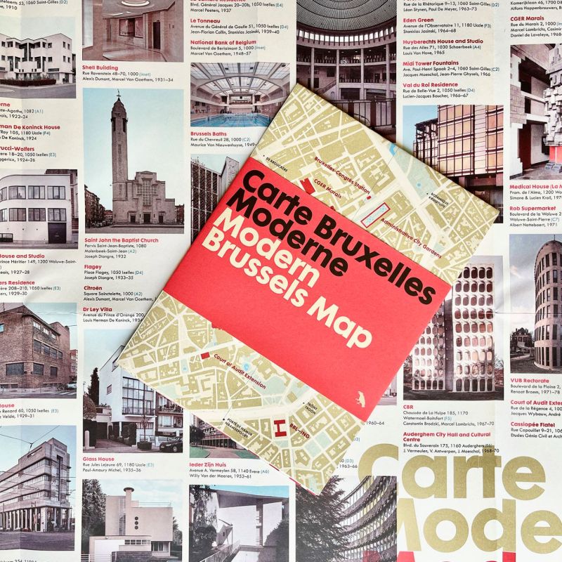 Carte Bruxelles Moderne