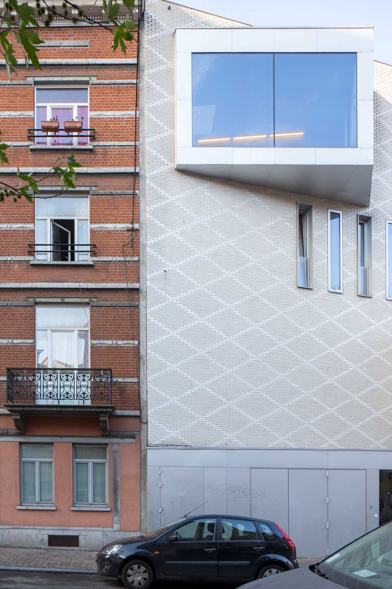 Maison de quartier Malibran et logements - Séverin Malaud © urban.brussels