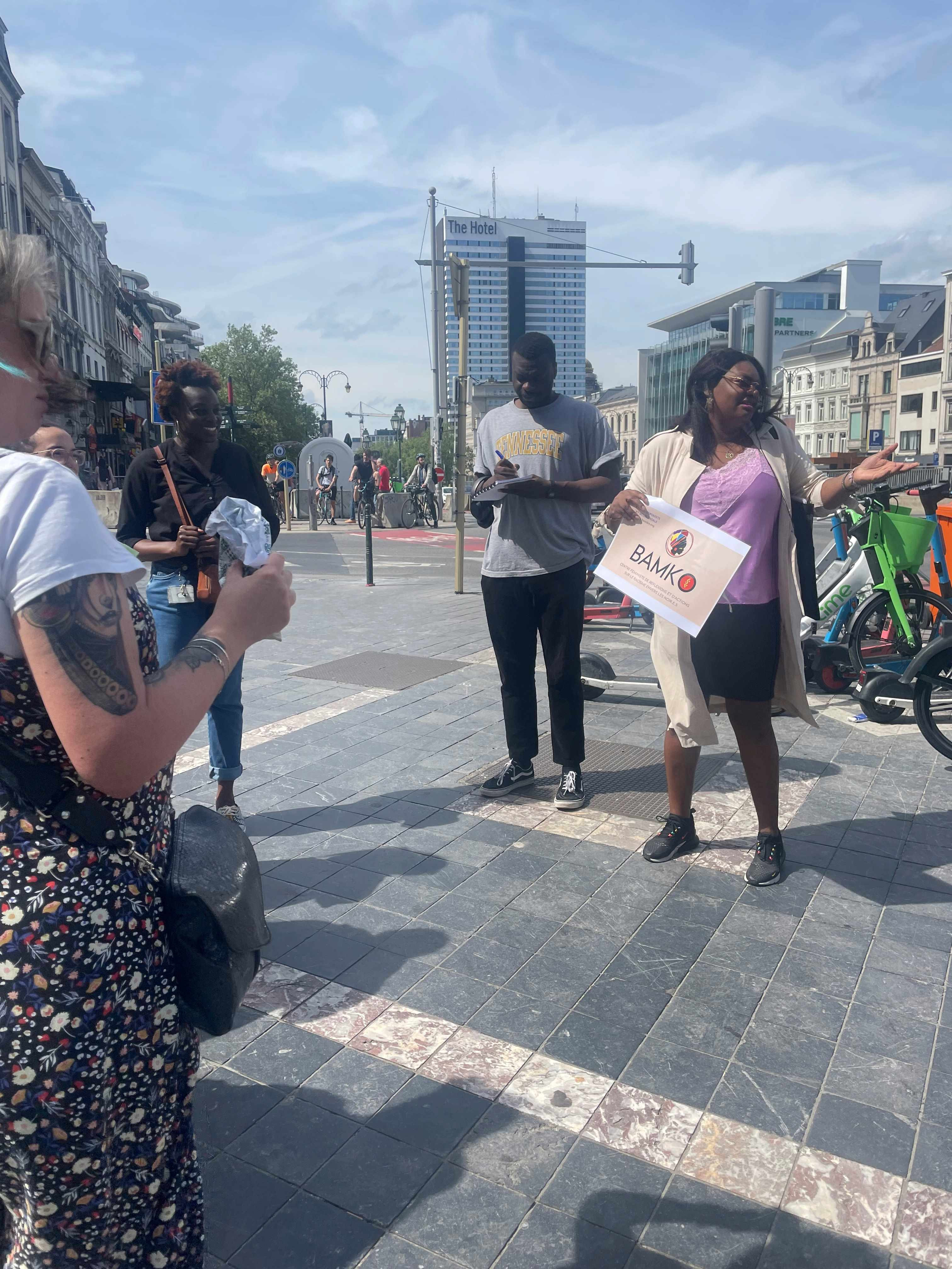 Matonge sous l’angle féministe et décolonial par l’asbl Bamko (14 mai2025) © urban.brussels