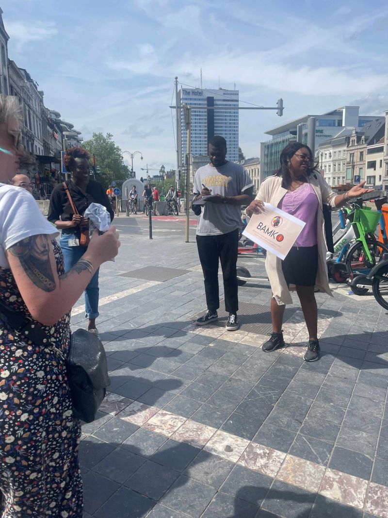 Matonge vanuit een feministische en dekoloniale invalshoek door de vzw Bamko (14 mei 2025) © urban.brussels