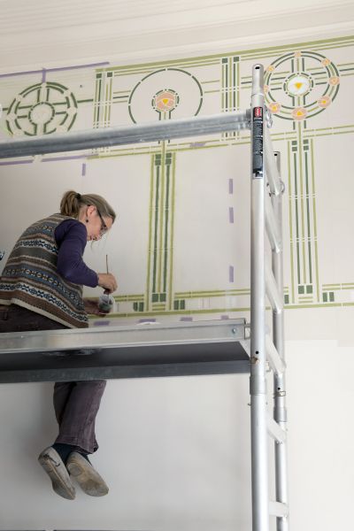 Restauratiewerkzaamheden aan het Dewin huis
