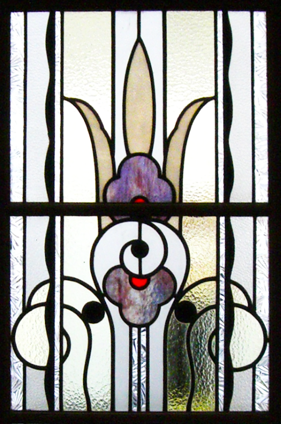 Art Deco stained glass