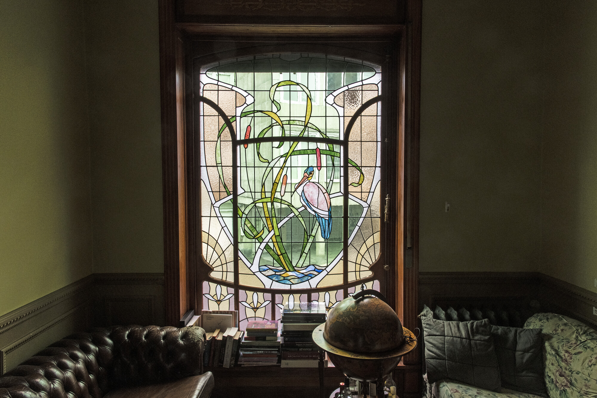 Maison Devalck, vitrail Art nouveau