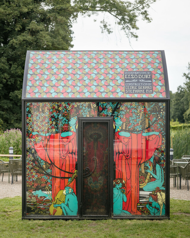 The work “Le Tombeau de sainte Acidule" • Stijn Bollaert © urban.brussels