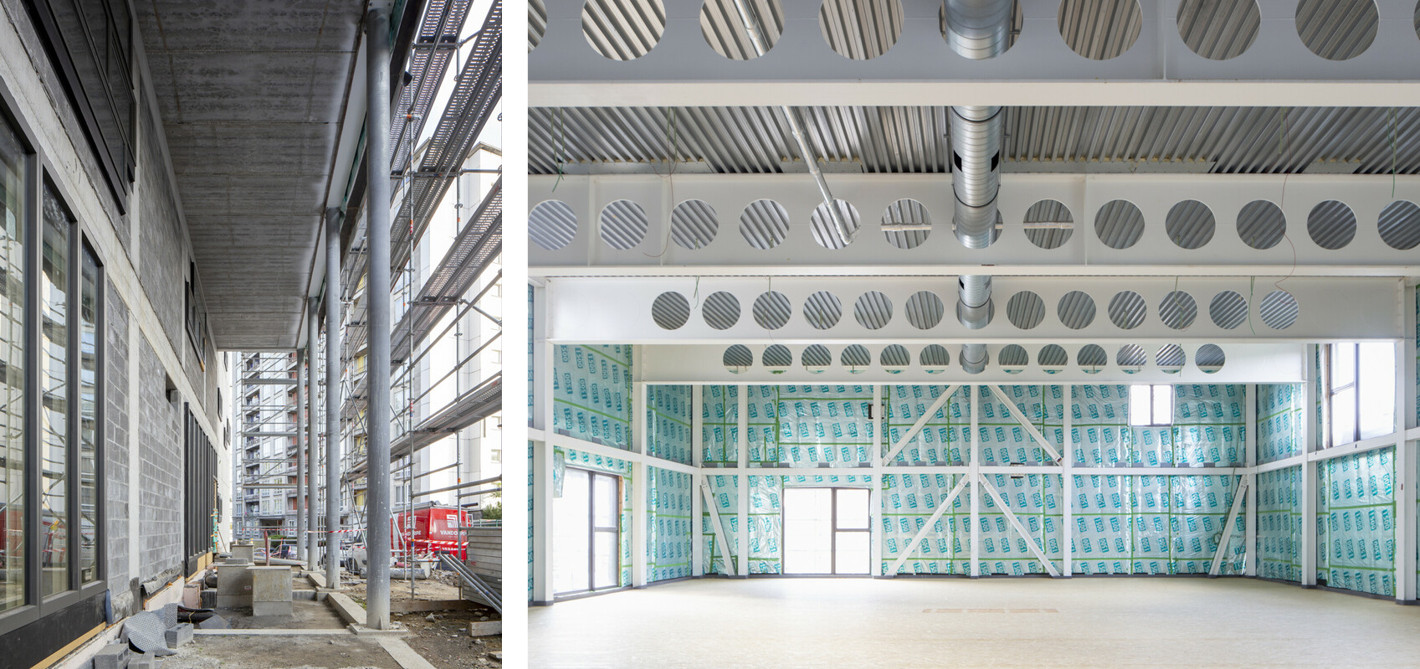 Werf van het wijkcentrum West