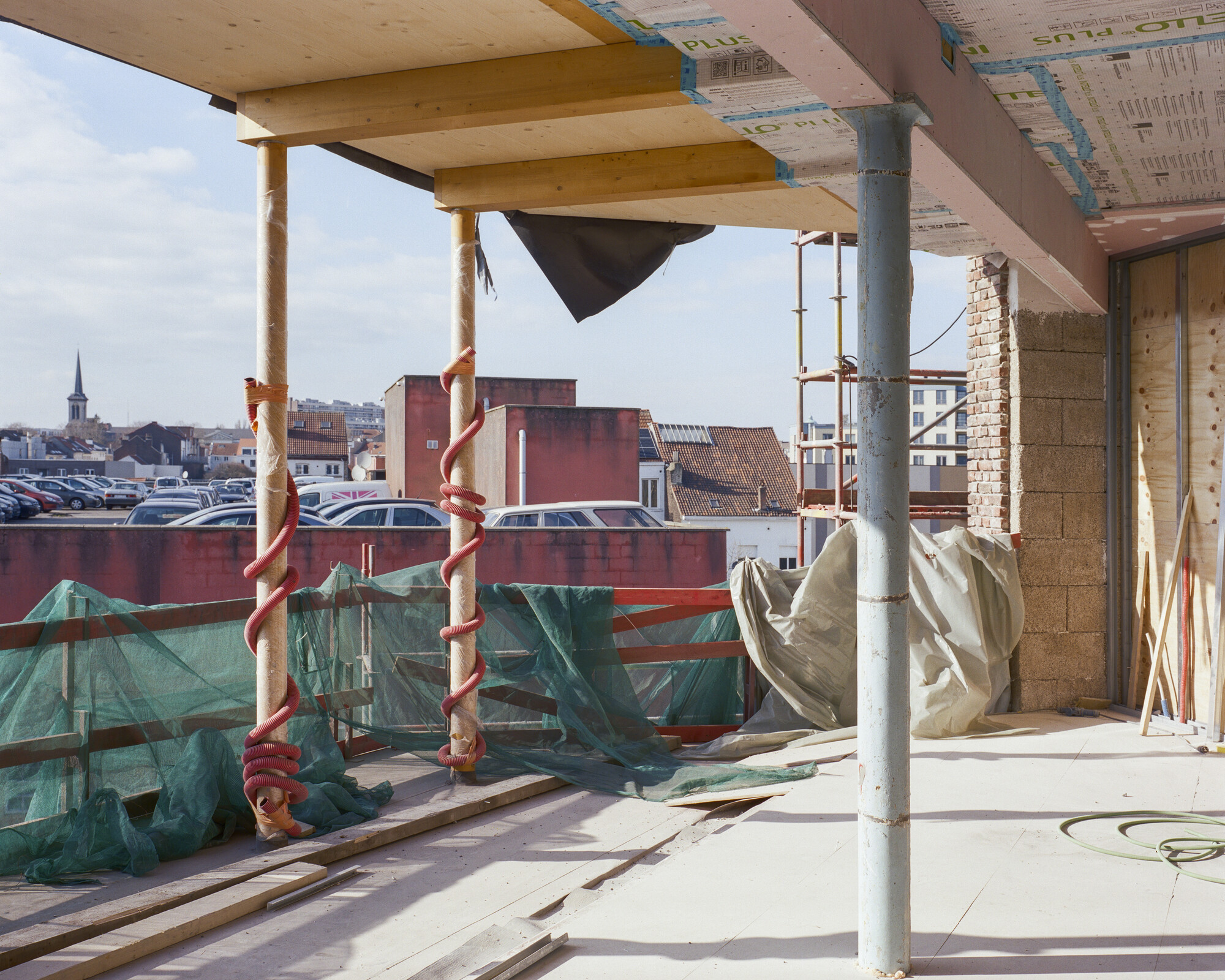Werf in de Waskaarsstraat 34-36 in Anderlecht