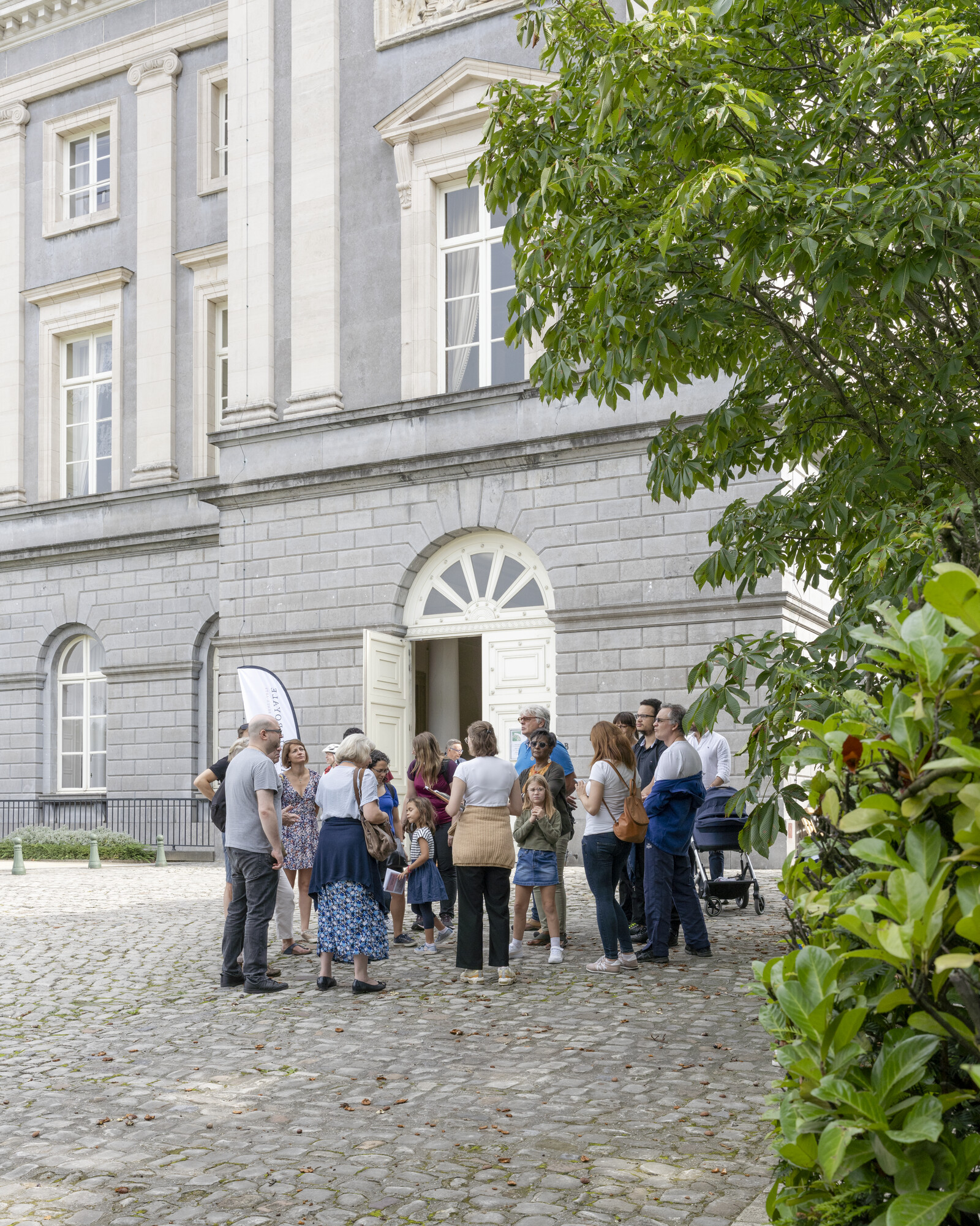 Extérieurs du Palais des Académies à Bruxelles