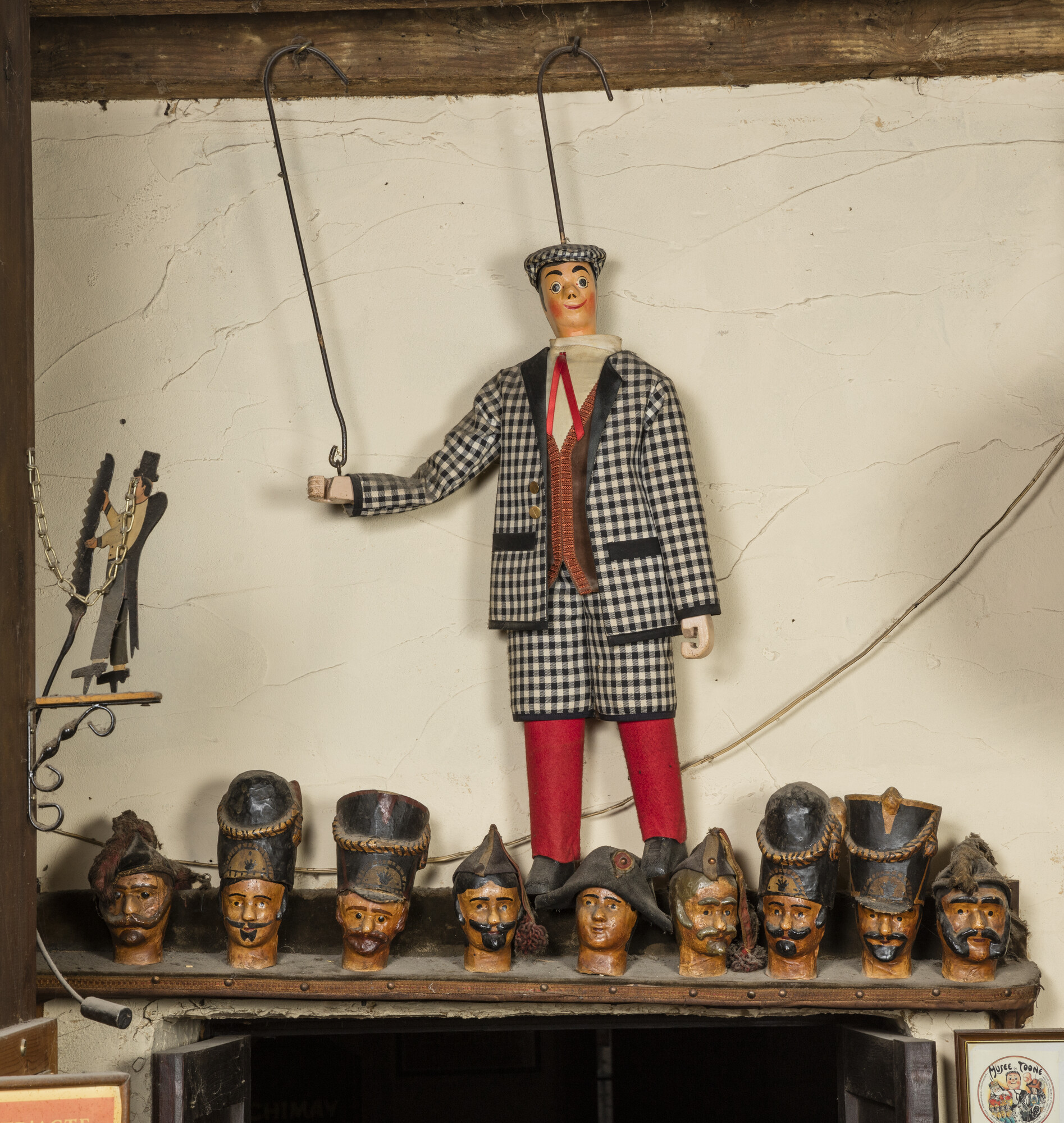 Théâtre royal de Toone, marionnette : Woltje