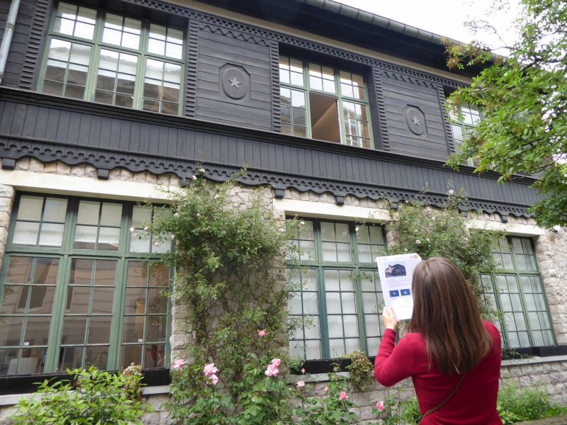 De ‘Chalet Norvégien’, een spoor van de kolonisatie. © Erfgoedklassen