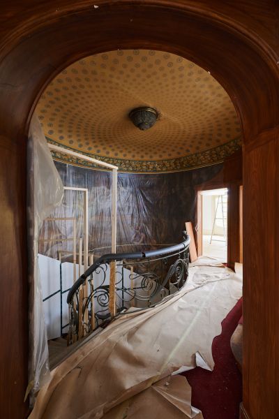 Hannon House, construction site, december 2022